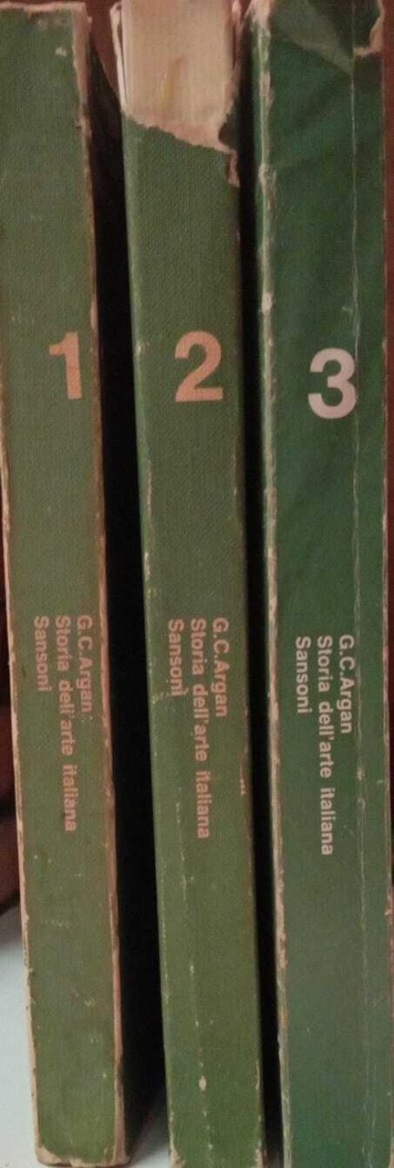 Storia dell'arte italiana (3 volumi)