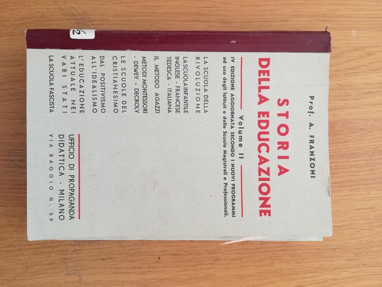 Storia dell'educazione Vol. II | Immagine Gallery 2