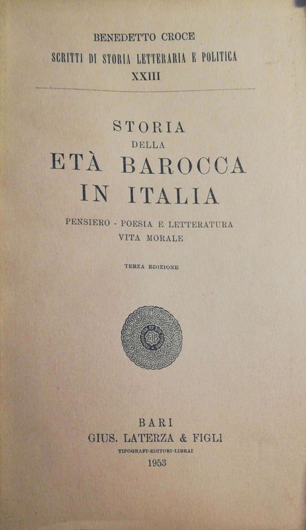 Storia dell'età barocca in Italia