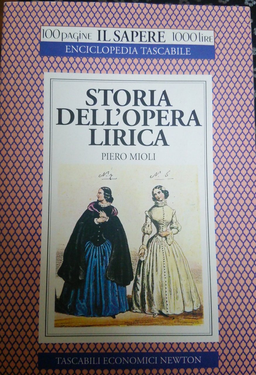 Storia dell'opera lirica.