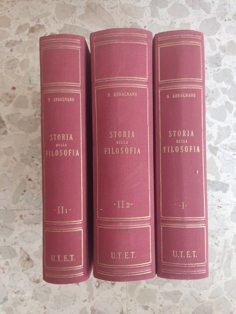 Storia della filosofia 3 volumi