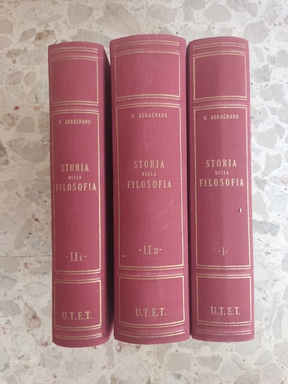 Storia della filosofia 3 volumi