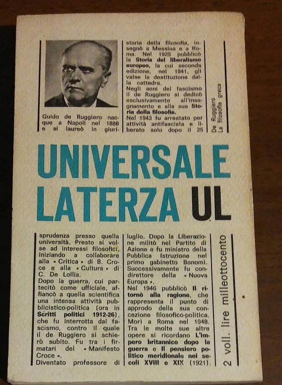 STORIA DELLA FILOSOFIA