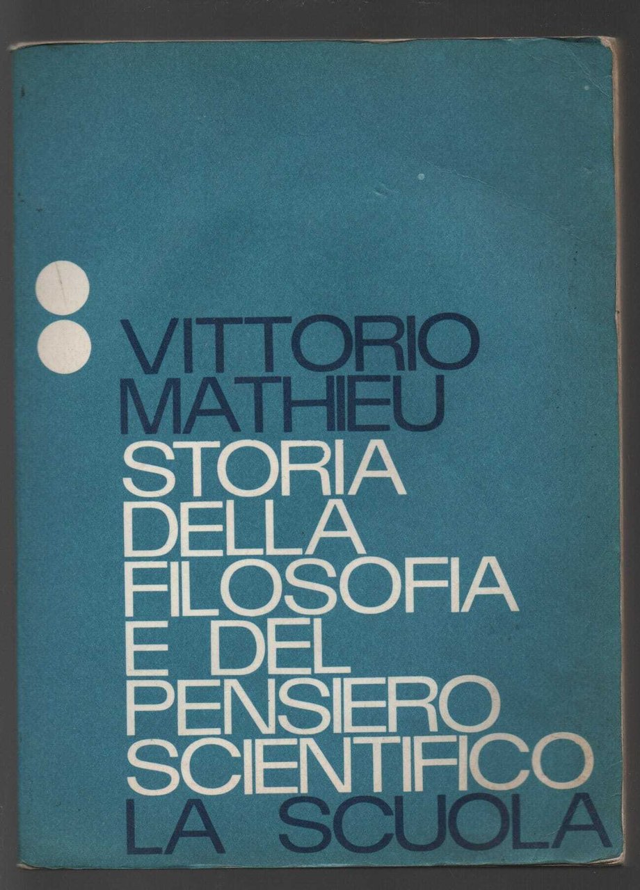 Storia della filosofia e del pensiero scientifico