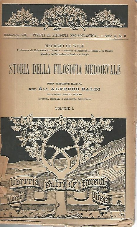 Storia della filosofia medioevale. Volume I
