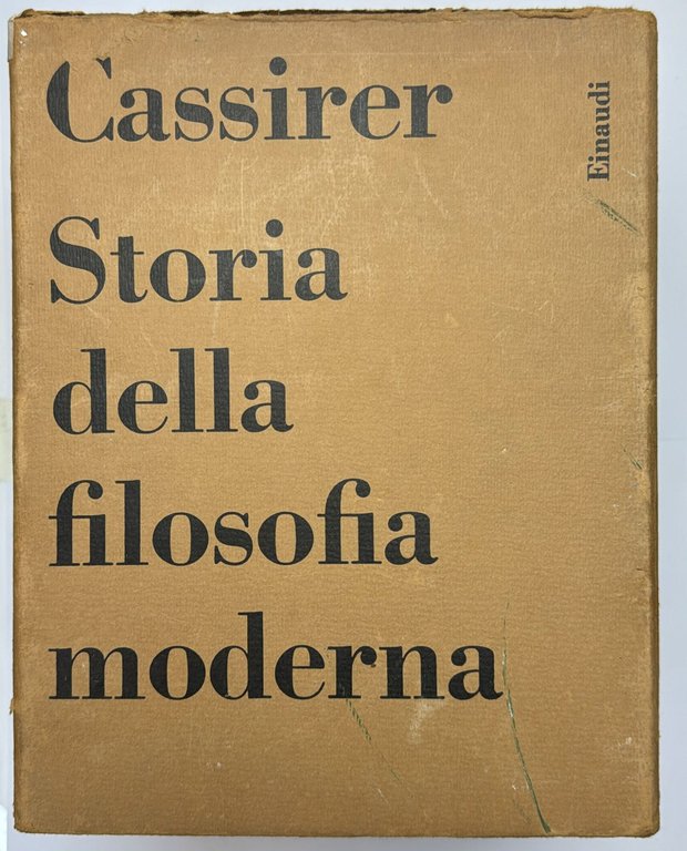 Storia della filosofia moderna. 4 volumi