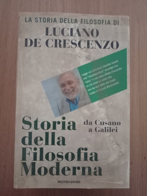 Storia della filosofia moderna Da Cusano a Galilei