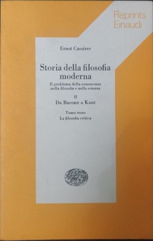 Storia della filosofia moderna. Il problema della conoscenza nella filosofia …
