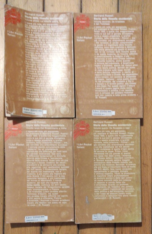 STORIA DELLA FILOSOFIA OCCIDENTALE