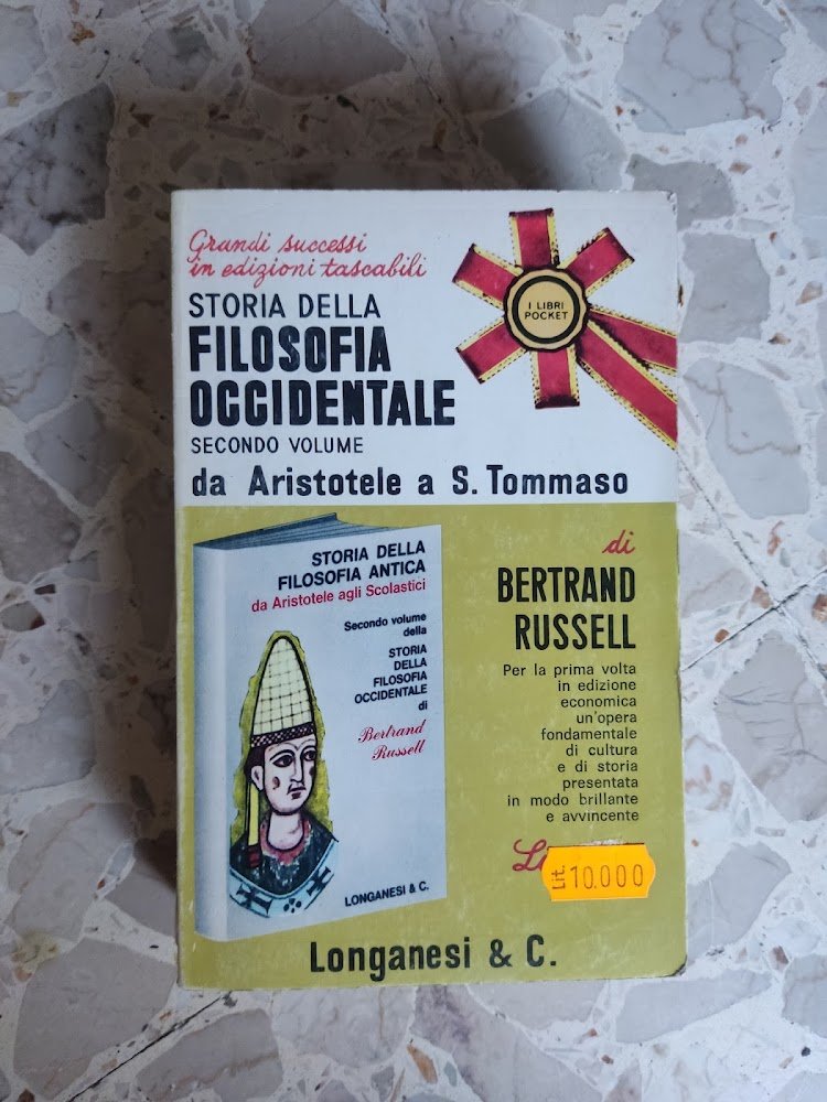 Storia della filosofia occidentale. Secondo volume da Aristotele a S. …