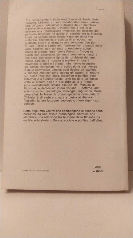 Storia della filosofia. Vol. V .La filosofia e la storia.