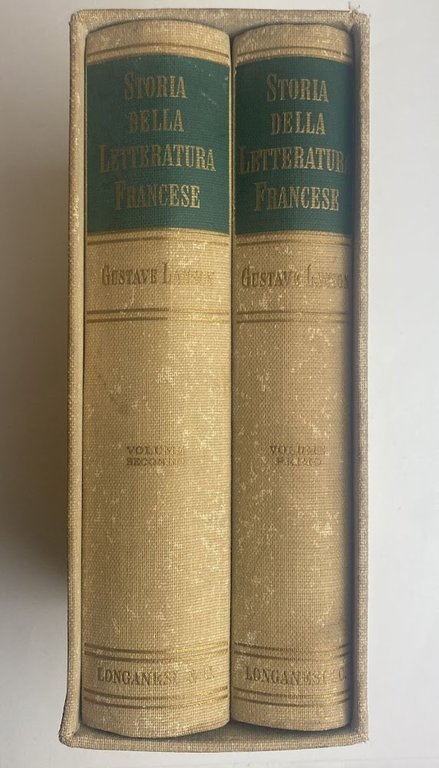 Storia della letteratura francese. (2 volumi)