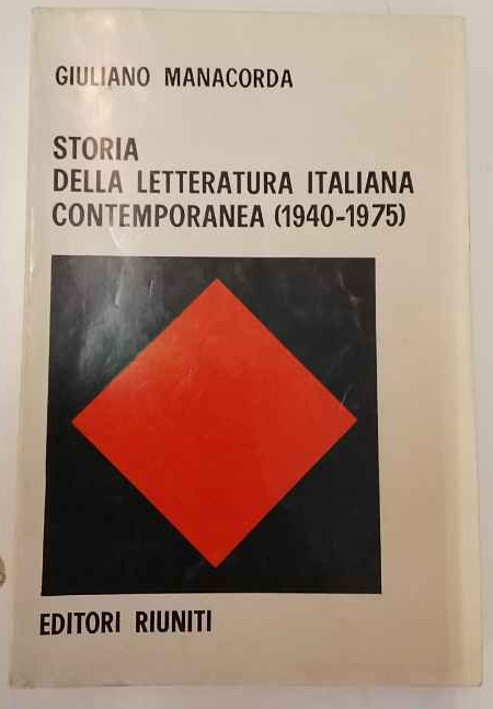 Storia della letteratura italiana contemporanea (1940-1975)