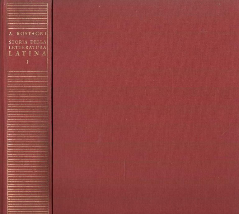 Storia della letteratura latina, volume I: la Repubblica