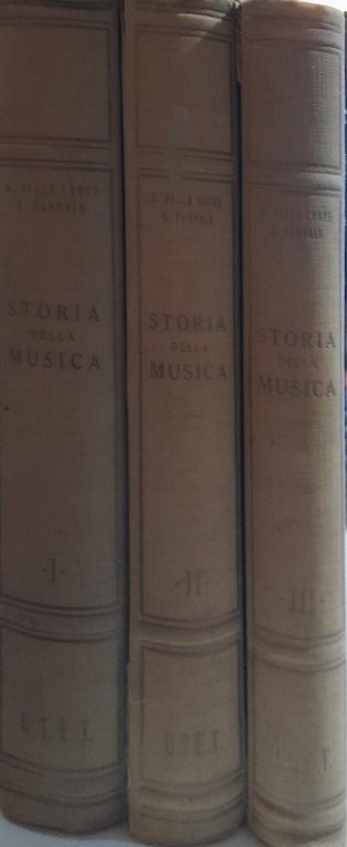 Storia della musica (3 volumi)
