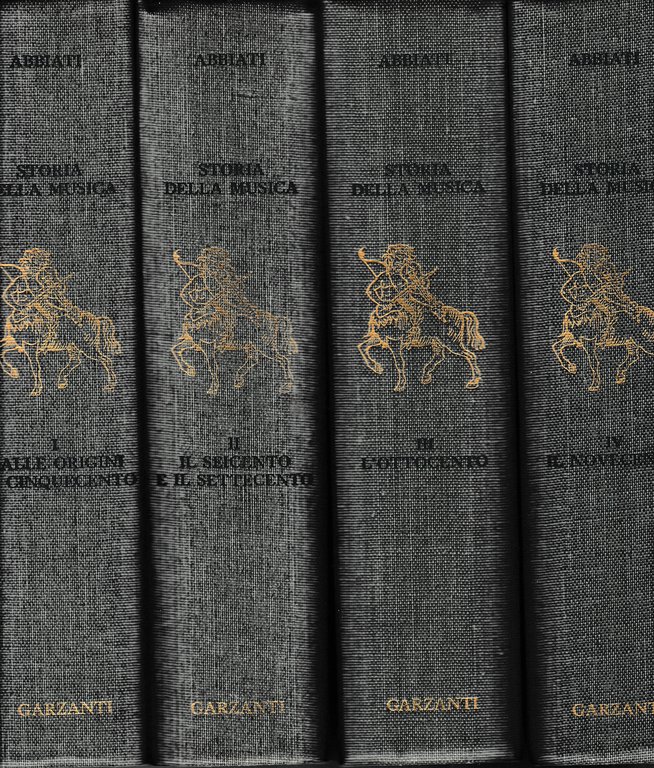 Storia della musica 4 volumi
