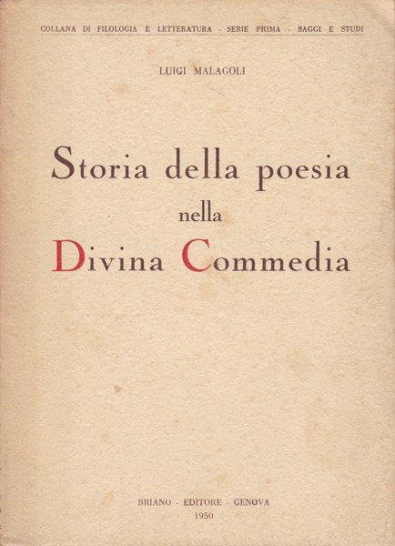Storia della poesia nella Divina Commedia