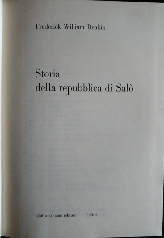 Storia della repubblica di Salò