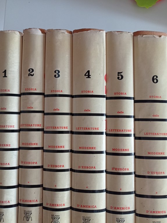 Storia delle letterature moderne d'Europa e D'America. 6 volumi | Immagine Gallery 2