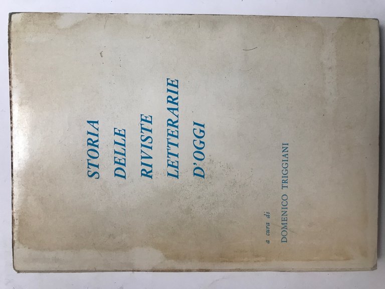 Storia delle riviste letterarie d'oggi