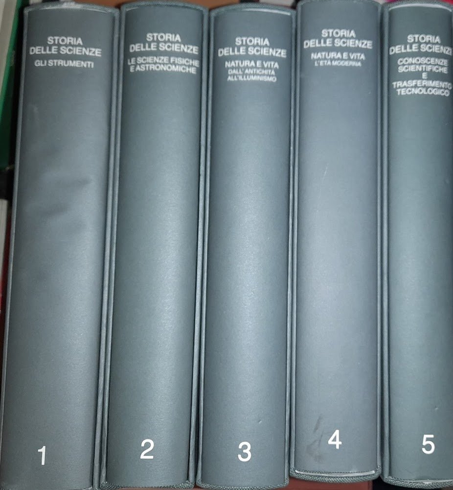 Storia delle scienze (5 volumi)