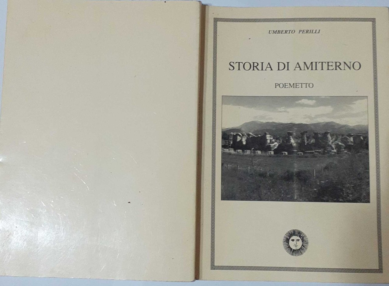 Storia di Amiterno. Poemetto | Immagine principale
