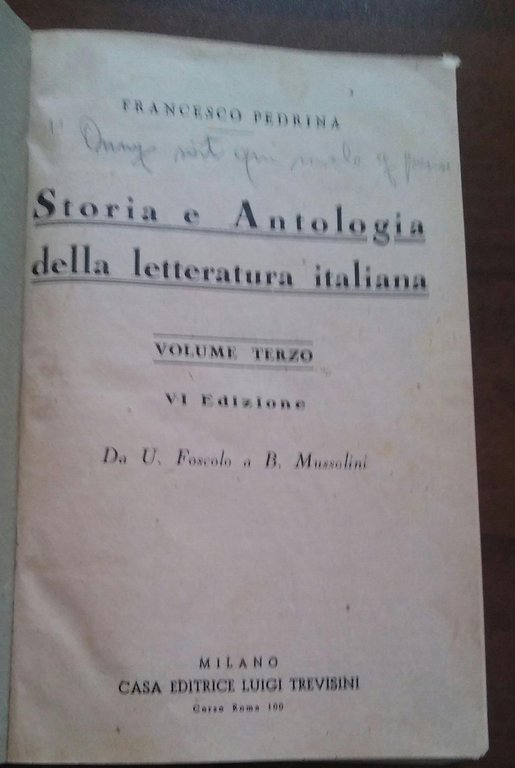 STORIA E ANTOLOGIA DELLA LETTERATURA ITALIANA | Immagine Gallery 8
