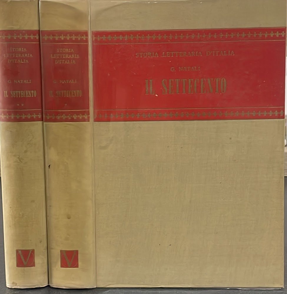 Storia letteraria d'Italia. Il settecento. II volumi | Immagine principale