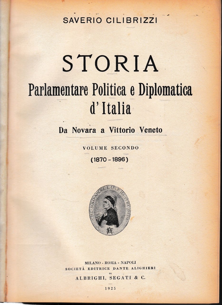 Storia Parlamentare Politica e Diplomatica d'Italia da Novara a Vittorio …