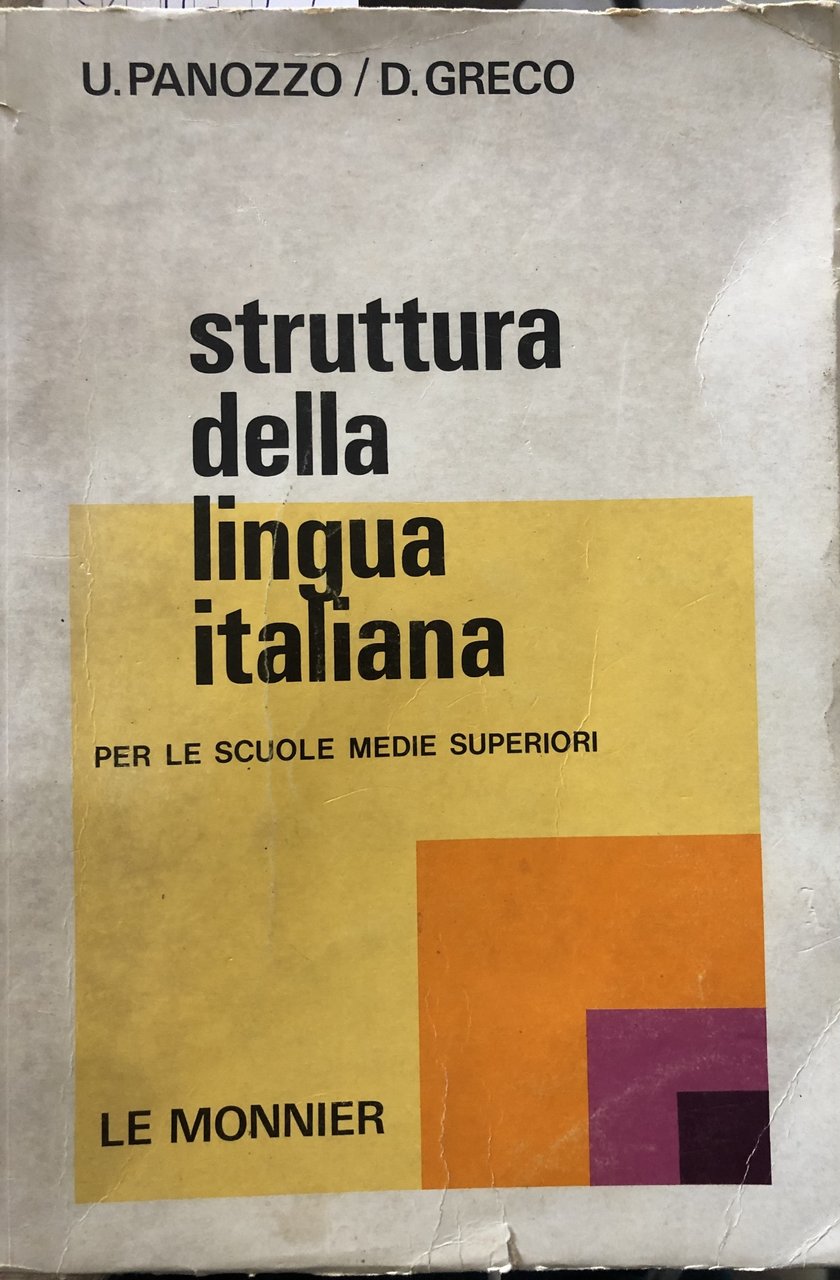 Struttura della lingua italiana.