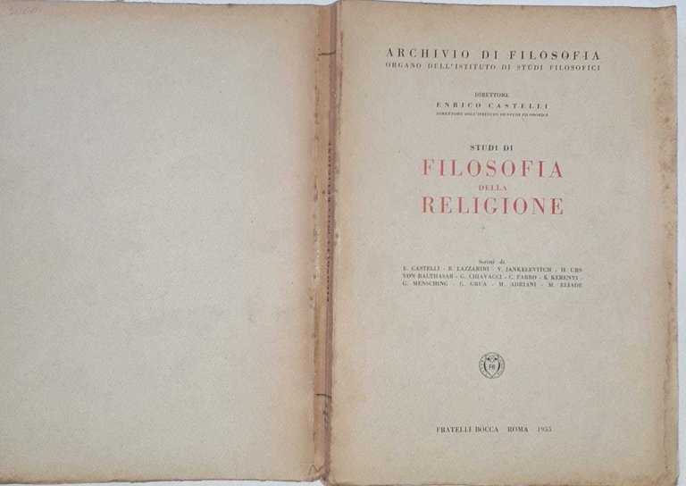 Studi di filosofia della religione | Immagine Gallery 2