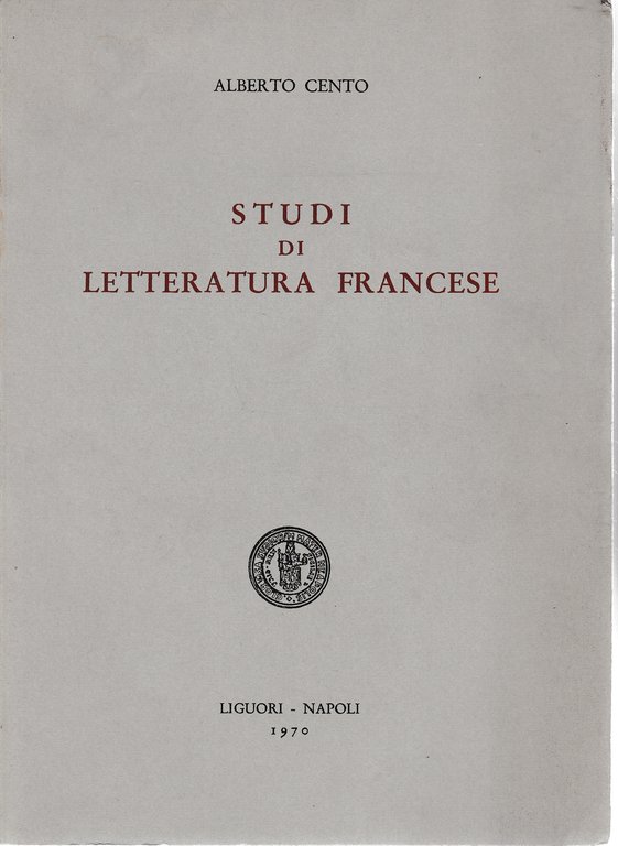 Studi di letteratura Francese