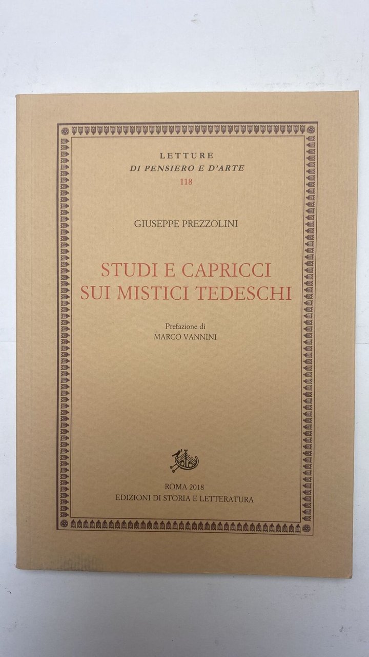 Studi e capricci sui mistici tedeschi | Immagine principale