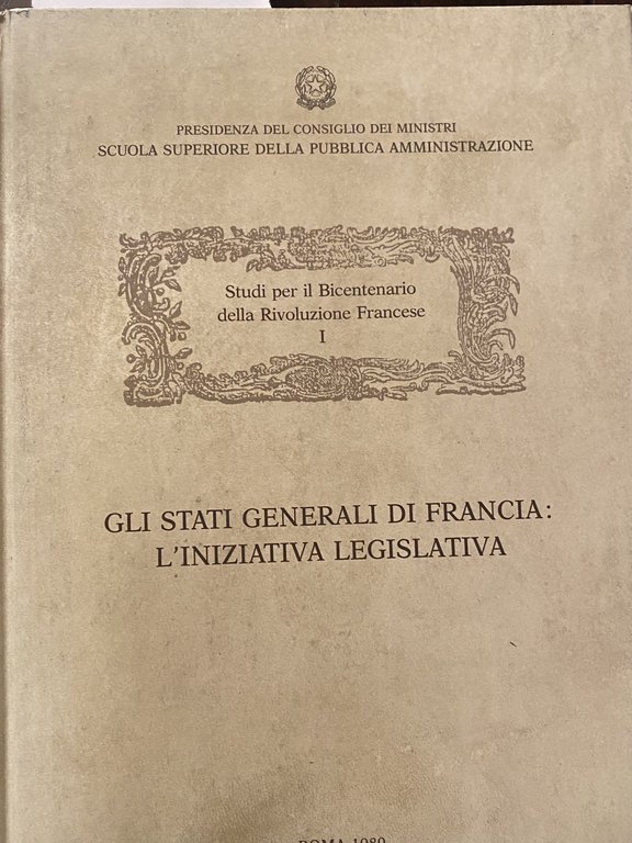 Studi per il Bicentenario della Rivoluzione Francese (3 Volumi)