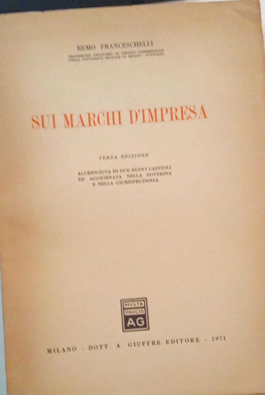 Sui marchi d'impresa