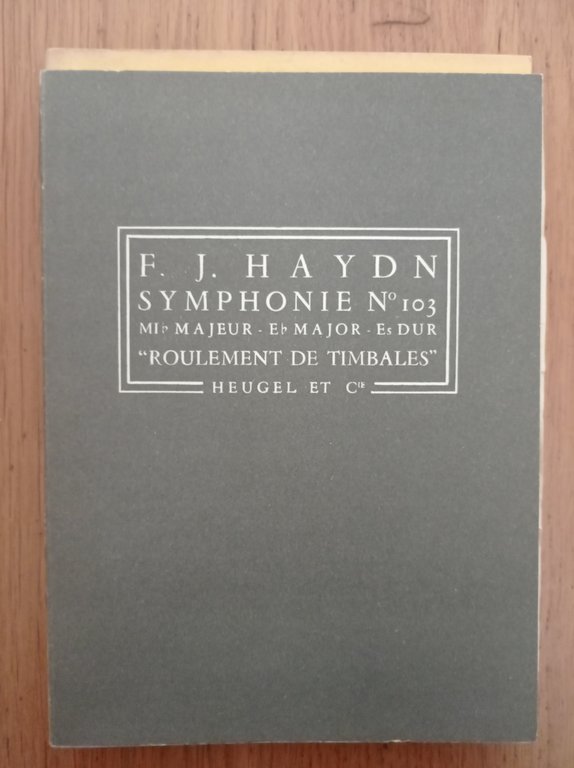 SYMPHONIE N. 103 "ROULEMENT DE TIMBALES"