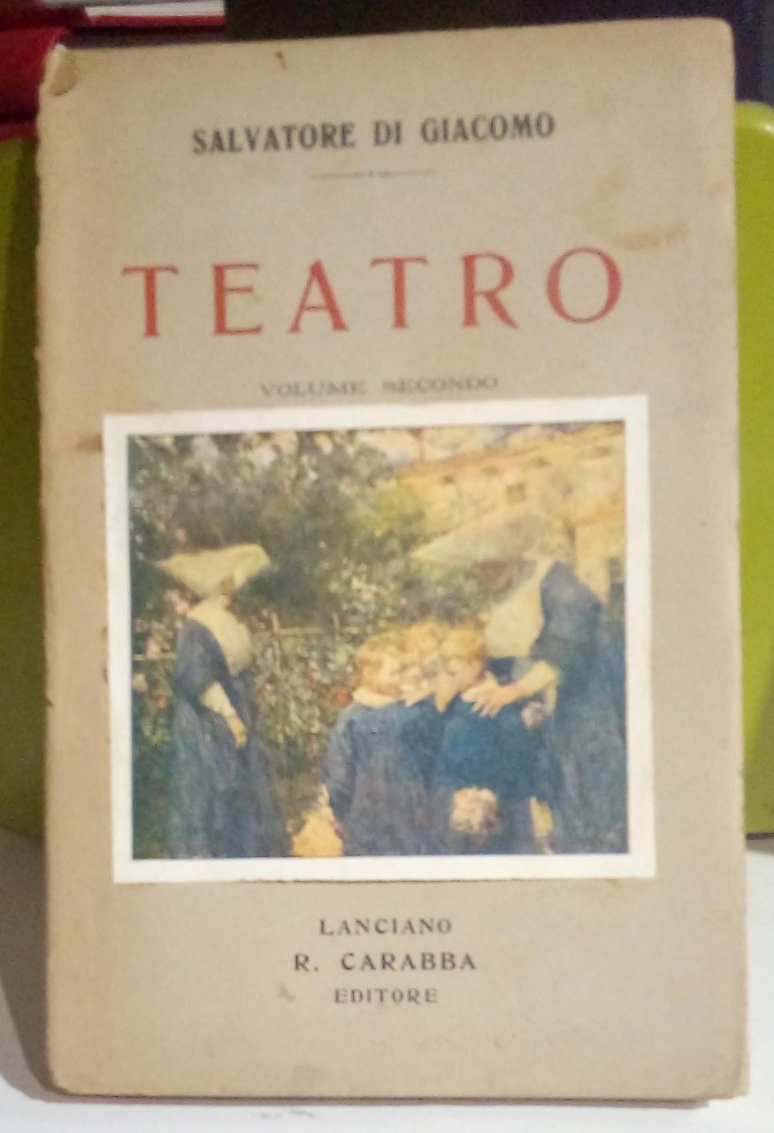 Teatro. Vol. 2^.