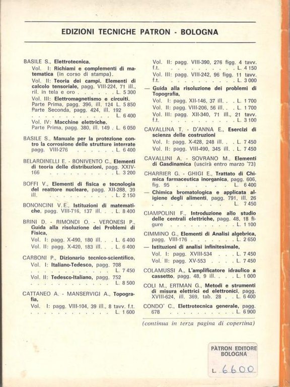 Tecnica numerica delle comunicazioni elettriche