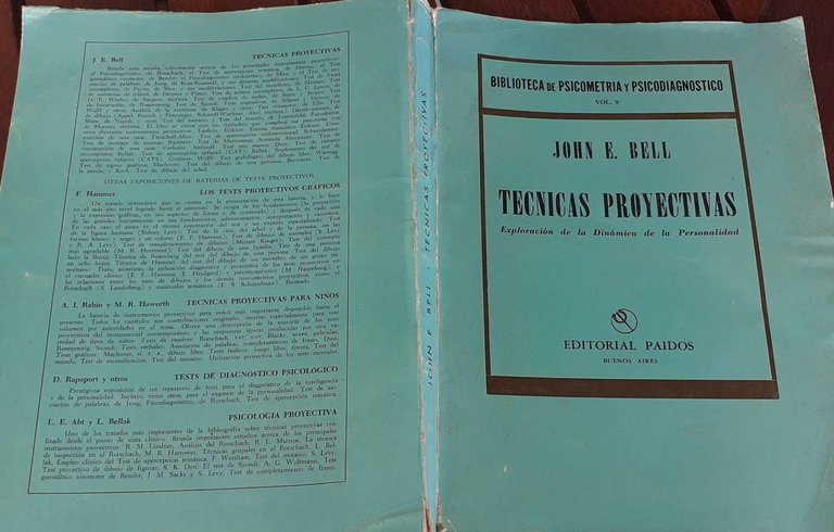 Tecnicas proyectivas. Exploracion de la Dinamica de la Personalidad