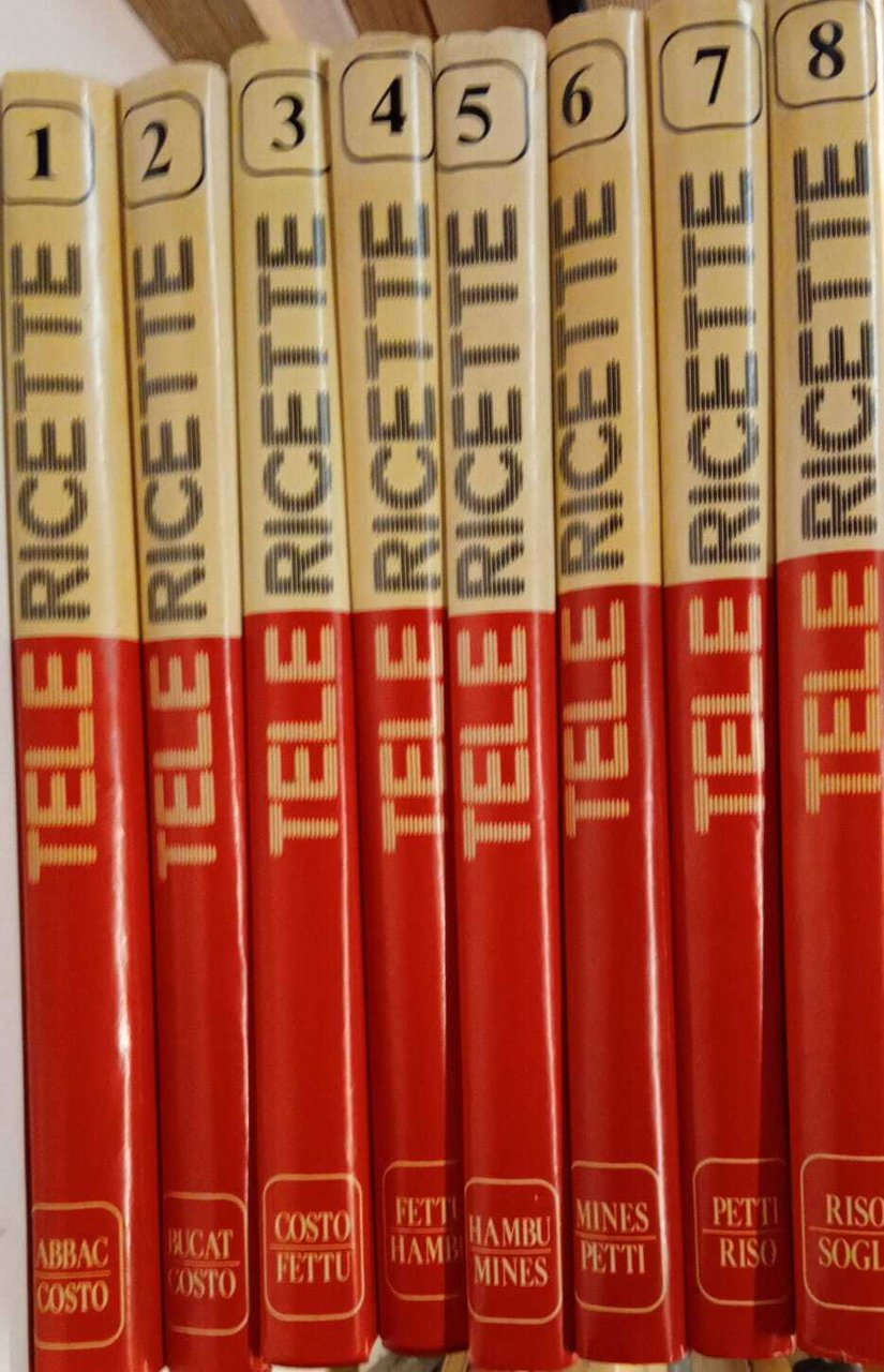 Tele ricette. Volumi 1-8. | Immagine principale