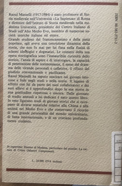 Temi e immagini del Medio Evo. Alla memoria di Raoul …