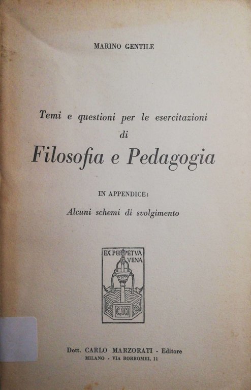 Temi e questioni per le esercitazioni di Filosofia e Pedagogia | Immagine Gallery 2
