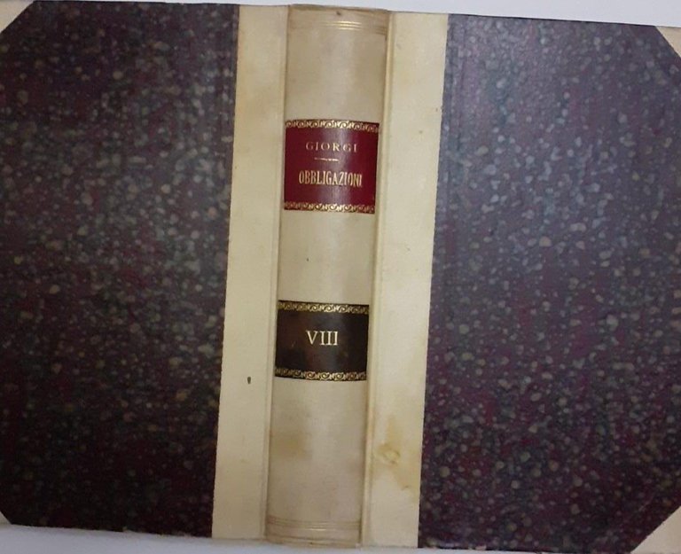Teoria delle obbligazioni nel diritto moderno italiano vol VIII