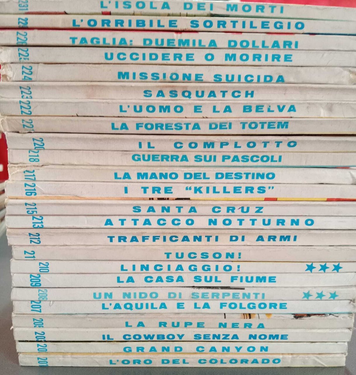 Tex. Lotto albi n. 24, dal n. 201 al n. … | Immagine principale