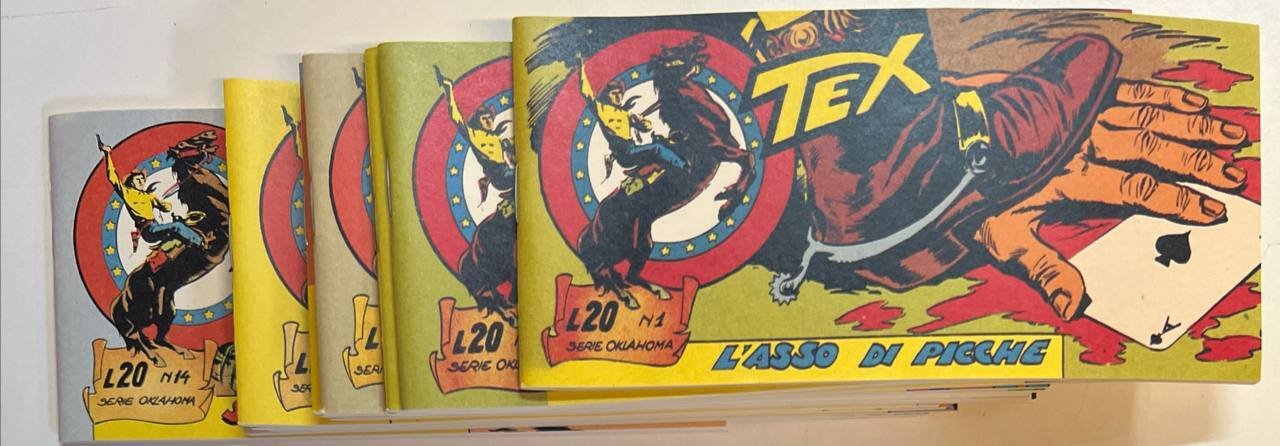 Tex. Serie Oklahoma (da n^ 1 a 14). Ristampa anastatica.
