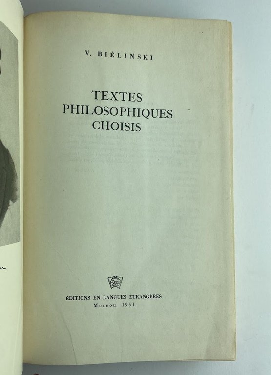 Textes philosophiques choisis