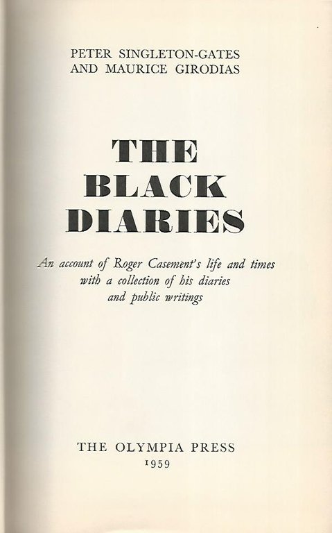The black diaries