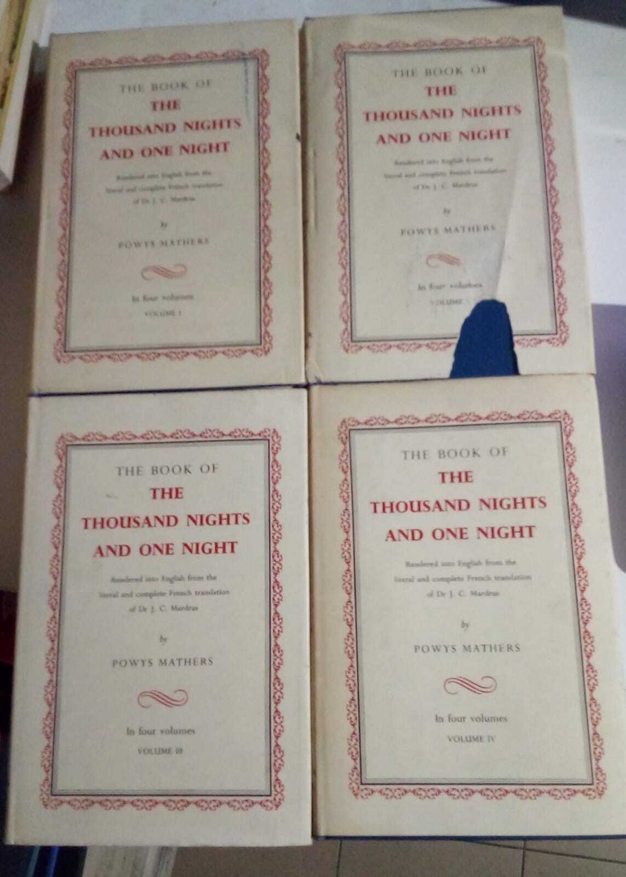 The book of the thousand nights and one night, quattro …