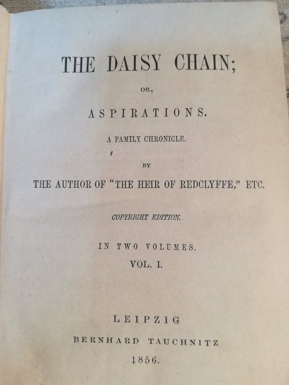 The Daisy Chain; or, Aspirations. A Family Chronicle. I.