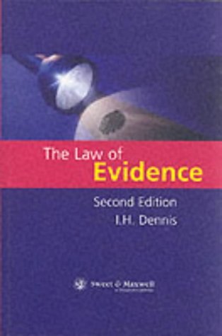 The Law of Evidence (second edition) | Immagine Gallery 2